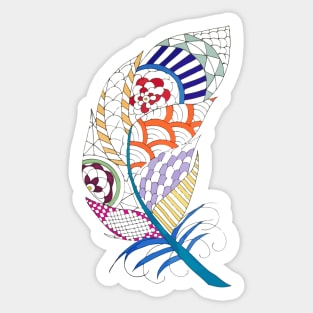 Feather Sticker